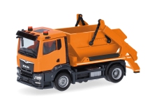 Herpa 319768 - H0 - MAN TGS AK12 Absetzkipper - kommunalorange